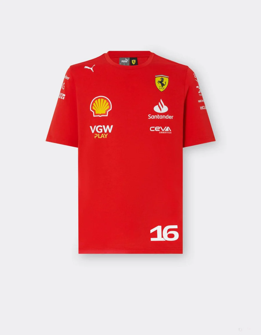 Tricou Ferrari Charles Leclerc