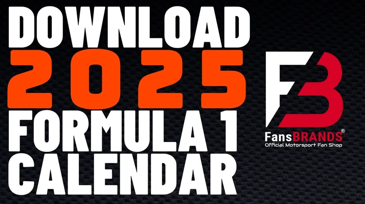 Download the 2025 Formula 1 calendar